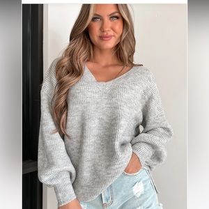 Nanamacs hyfve gray sweater